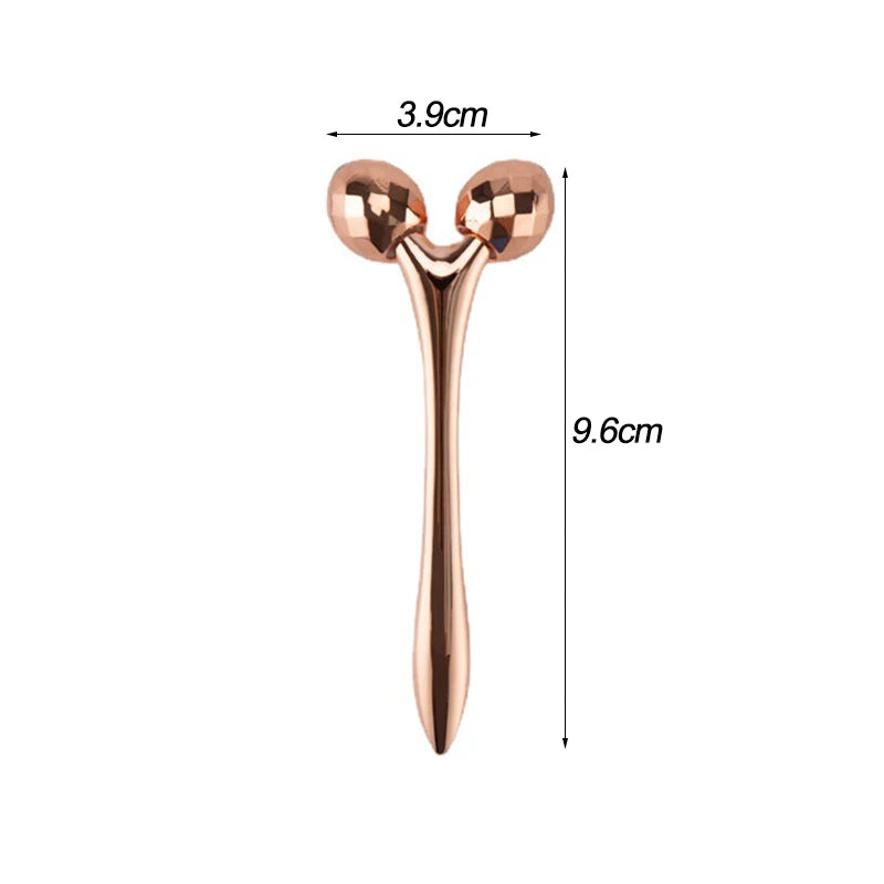 New 3D Massage Roller Stainless Steel Eye Removing Wrinkles Beauty Stick for Facial Tightening Skin Massage Tool